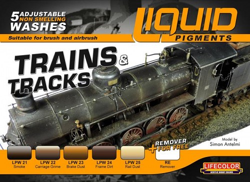 LIQUID PIGMENTS SERIES Trains & Tracks