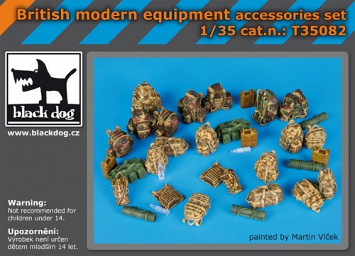 British modern equipment accessories set