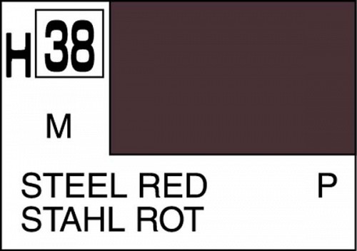 Mr. Hobby Color H38 STEEL RED METALLIC