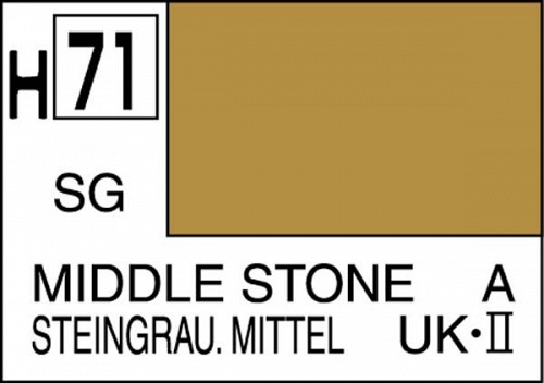 Mr. Hobby Color H71 MIDDLE STONE SEMI-GLOSS