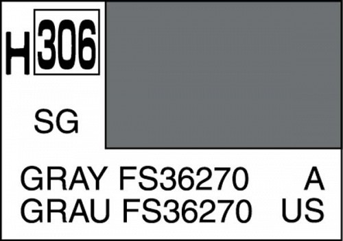 Mr. Hobby Color H306 GRAY FS36270 SEMI-GLOSS