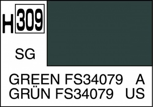 Mr. Hobby Color H309 GREEN FS34079 SEMI-GLOSS