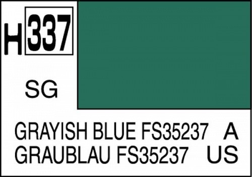 Mr. Hobby Color H337 GRAYISH BLUE SEMI-GLOSS