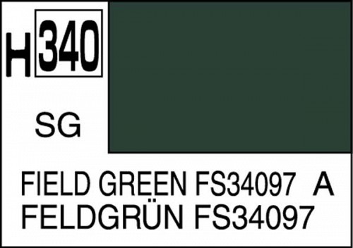 Mr. Hobby Color H340 FIELD GREEN SEMI-GLOSS