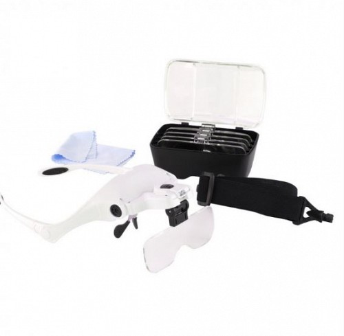 Lightcraft Magnifier Glasses with Headband and 5 Lenses