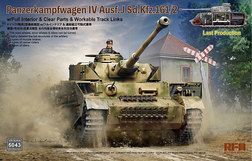Pz.Kpfw.IV Ausf. J Last Production With full interior & workable track links