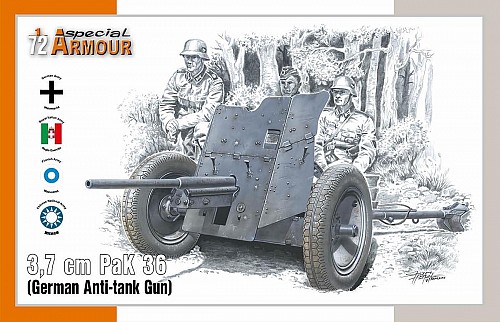 3,7 cm PaK 36 German Anti-tank Gun
