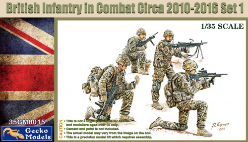 British Infantry In Combat Circa 2010~2012 Set 1