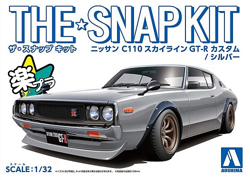 The Snap Kit Nissan C110 Skyline GT-R Custom / Silver